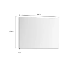 Specchio antracite 80x65h cm - Cile