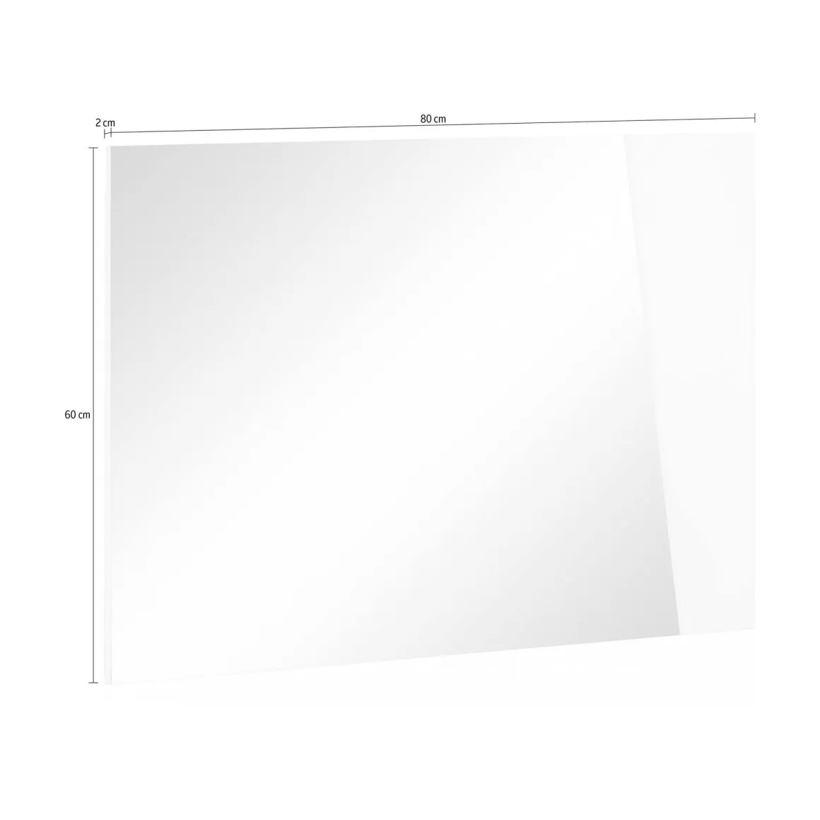 Specchio ardesia 80x60h cm - Deanna