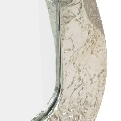 Specchio Argento Trasparente Cornice Effetto Materico Forma Rettangolare 70x161h cm, Tipologia a Parete - Dagalito