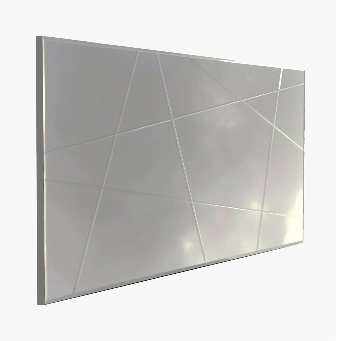 Specchio argento 130x62h cm - Caposele