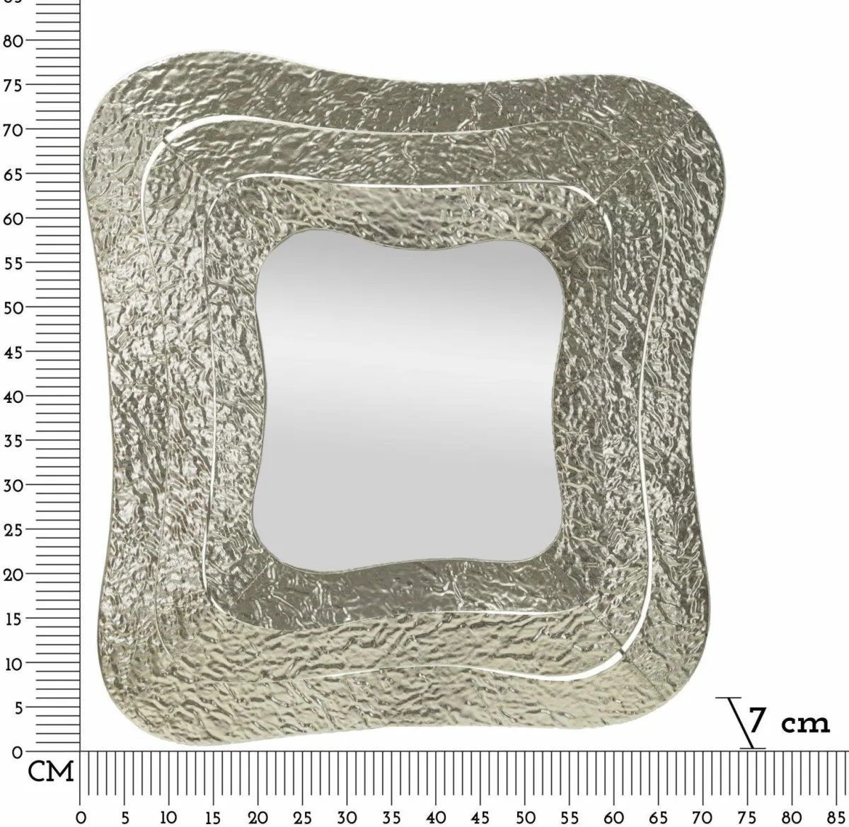 Specchi > Dmora Specchio 74x79h cm - Casella Argento