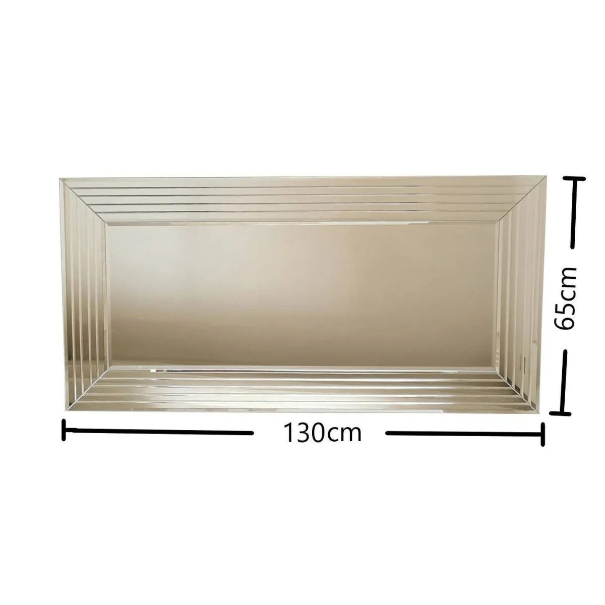 Specchi > Dmora Specchio 130x65h cm - Cavezzo Argento