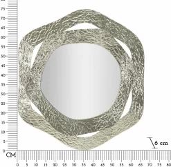 Specchio argento 66x75h cm - Gerola