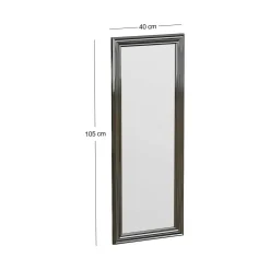 Specchio argento 40x105h cm - Lina