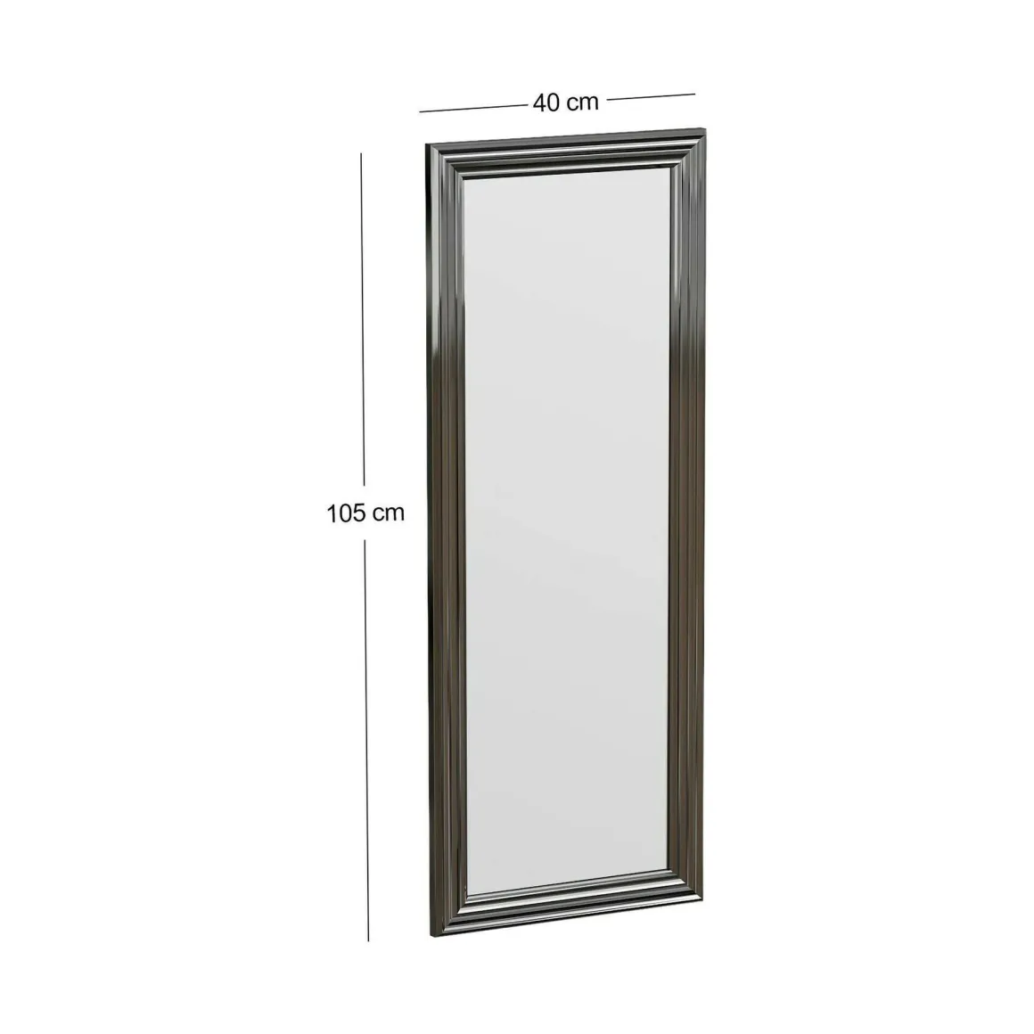Specchio argento 40x105h cm - Lina