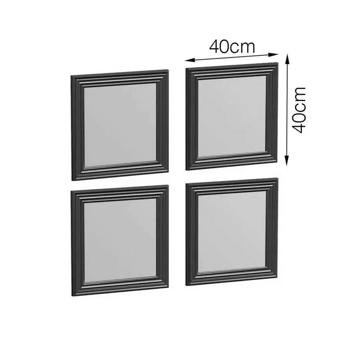 Specchi > Dmora Specchio 40x40h cm - Thane Argento