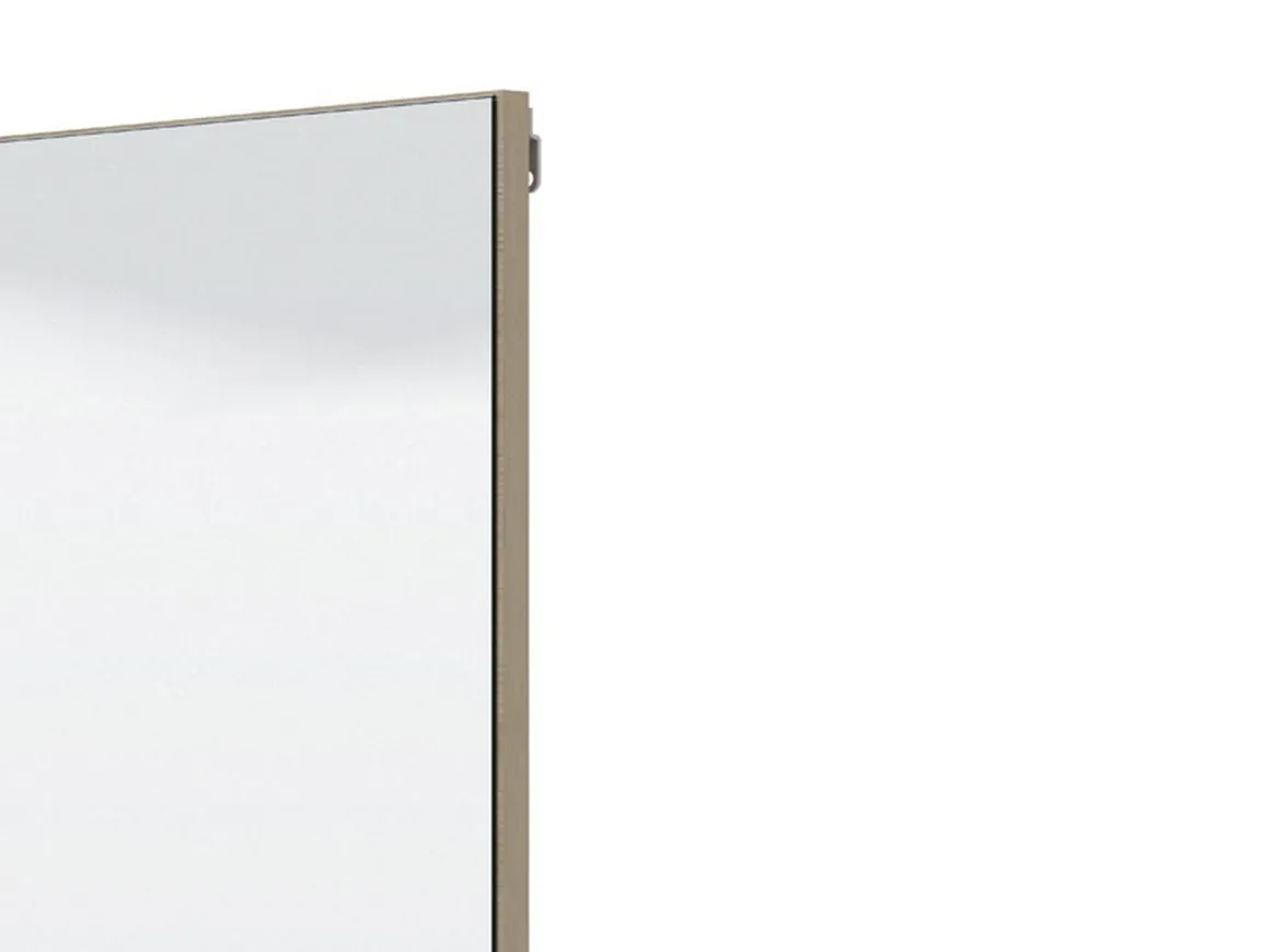 Specchio Beige kit Fissaggio a Muro Incluso Forma Rettangolare 51x76.5h cm - Pinerolo