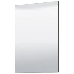 Specchi > Dmora Specchio kit Fissaggio a Muro Incluso Forma Rettangolare 76.5x76.5h cm - Rizzardi Beige