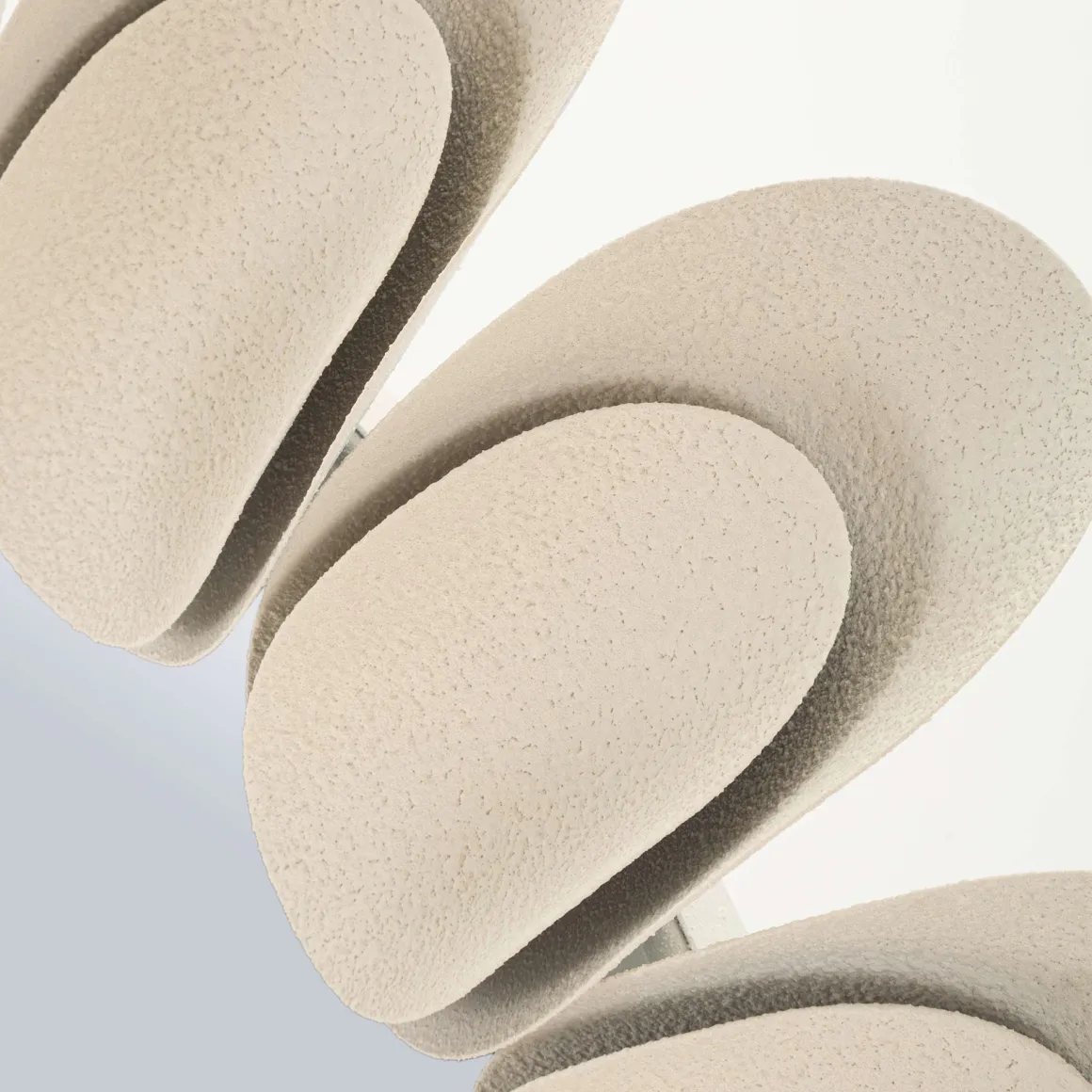 Specchio Beige Trasparente Cornice Effetto Pietra Forma Rotondo 85x6h cm, Tipologia a Parete - Dagatiza