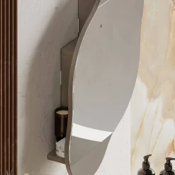 Specchi > Dmora Specchio 60x75h cm - Asterisco Beige
