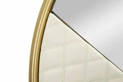 Specchio bianco e oro 80x80h cm - Bozzole