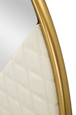 Specchio bianco e oro 80x80h cm - Bozzole