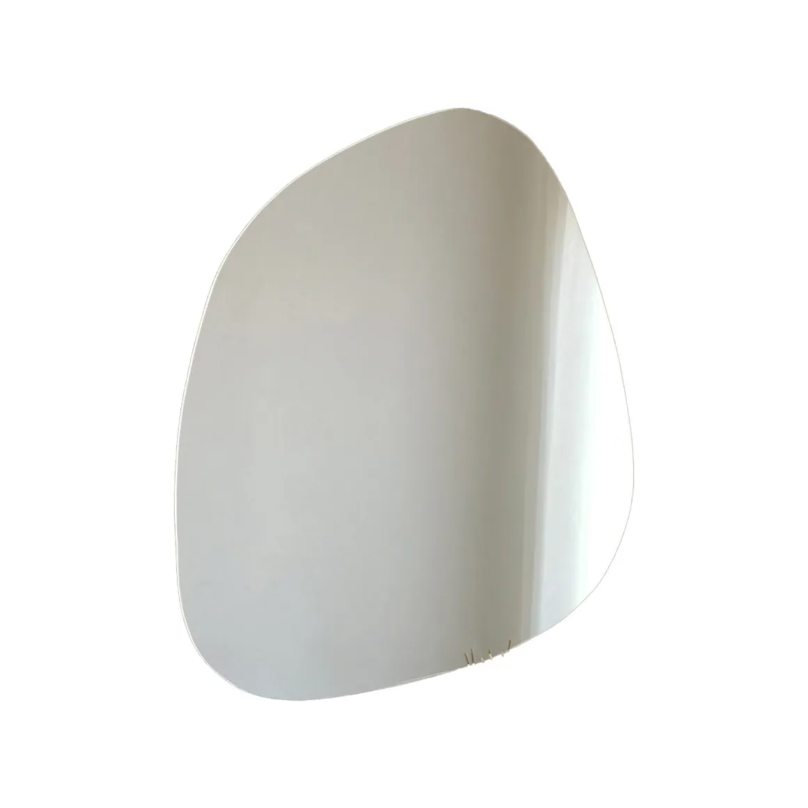 Specchio Bianco Forma Irregolare Tipologia a Muro 75x58h cm, - Moscufo