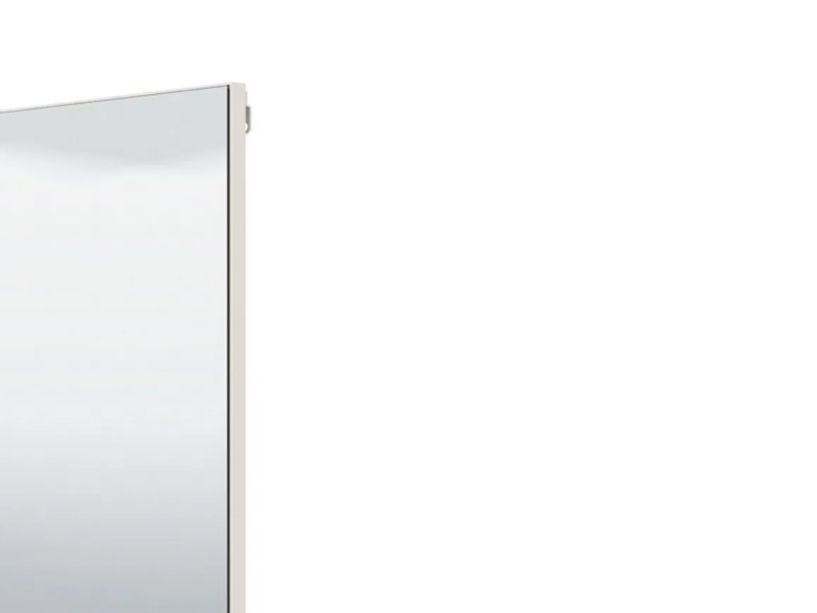Specchio Bianco kit Fissaggio a Muro Incluso Forma Rettangolare 51x76.5h cm - Pinerolo