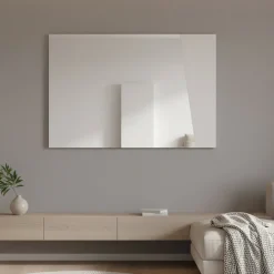 Specchi > Dmora Specchio 80x60h cm - Deanna Bianco Lucido