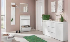 Specchio bianco lucido 60x60h cm - Lelia