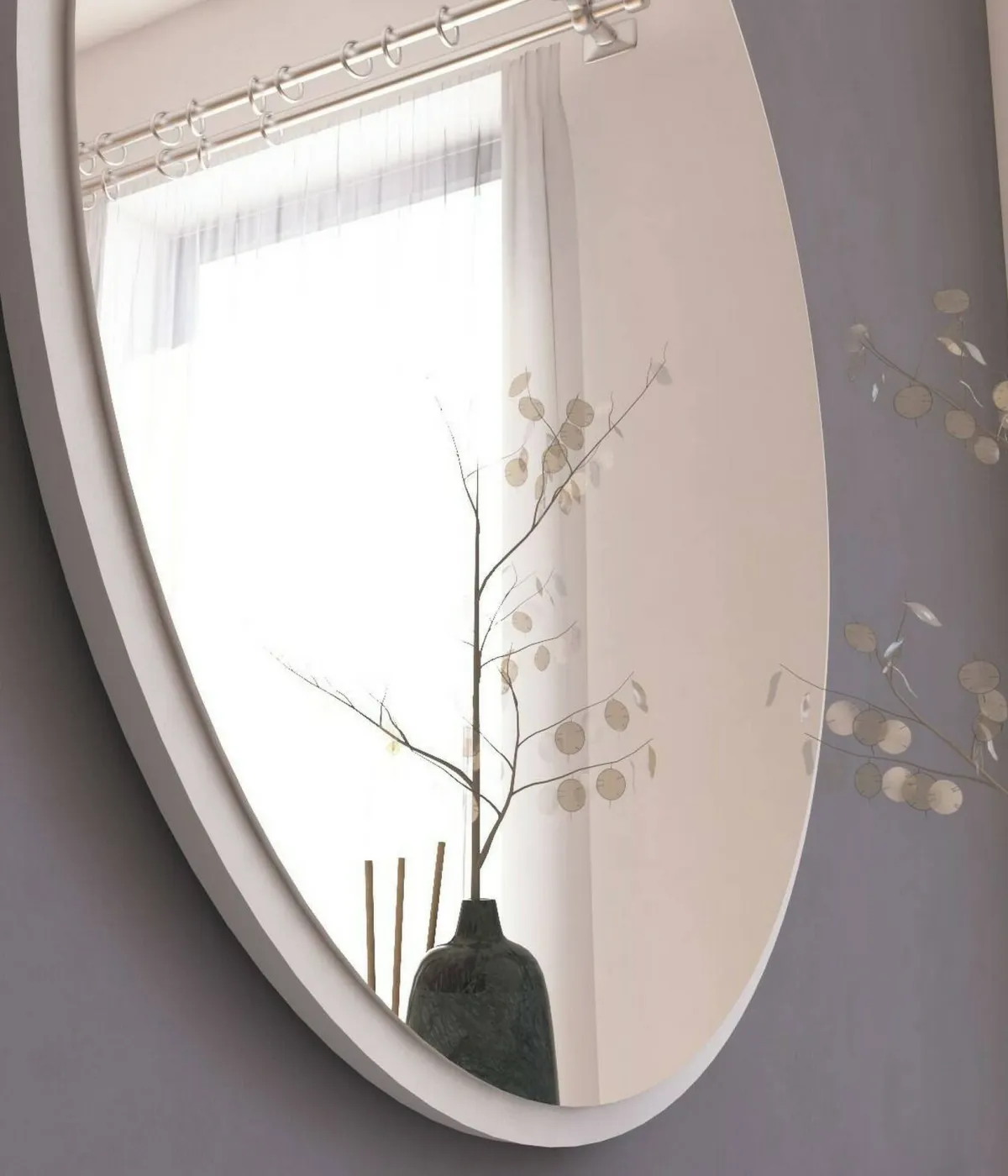Specchi > Dmora Specchio 60x60h cm - Adelasia Bianco