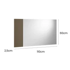 Specchio bianco 110x60h cm - Atri