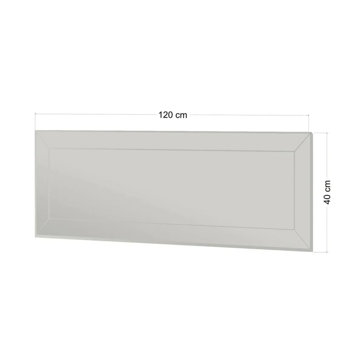 Specchi > Dmora Specchio 40x120h cm - Bareggio Bianco