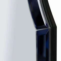 Specchio blu Trasparente Cornice Sagomata Forma Rettangolare 47x80h cm, Tipologia a Parete - Mostarr