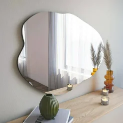 Specchi > Dmora Specchio chic 60x85h cm - Freya Nero