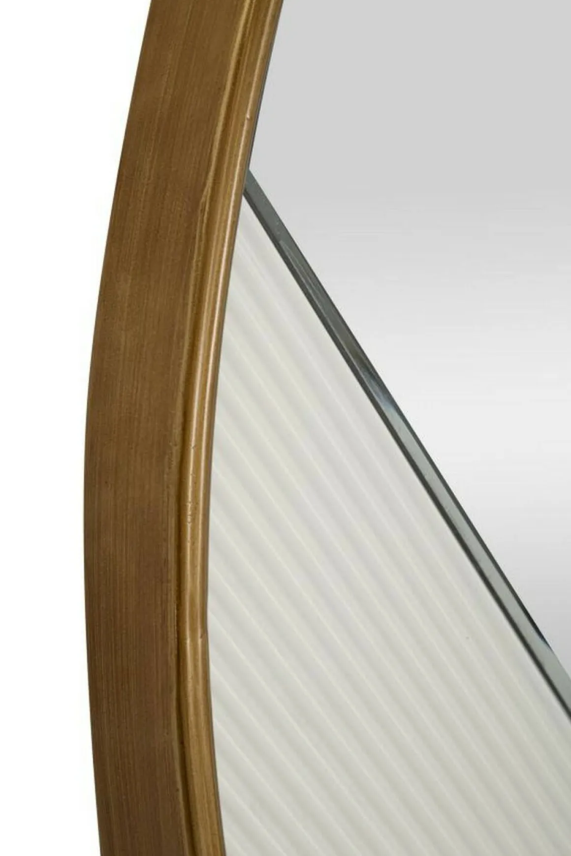 Specchio circolare bianco e oro 80x80h cm - Santelia