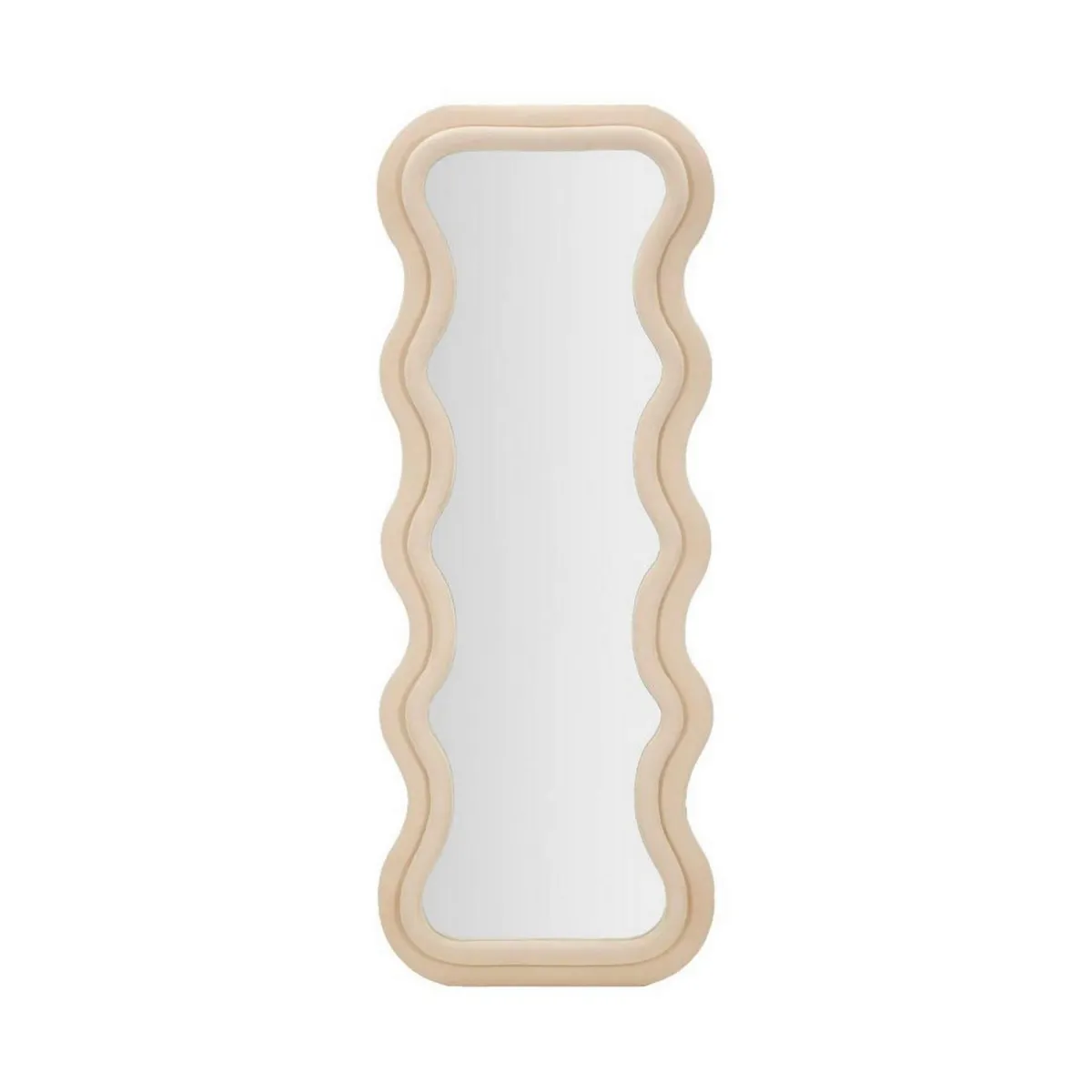 Specchi > Dmora Specchio crema 60x160h cm - Allen Bianco Crema