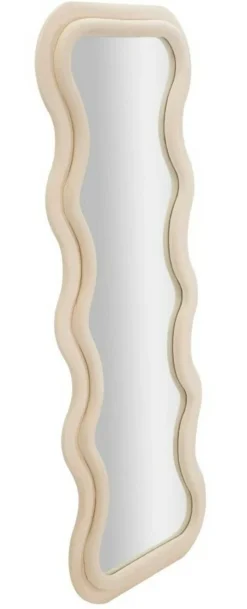 Specchi > Dmora Specchio crema 60x160h cm - Allen Bianco Crema