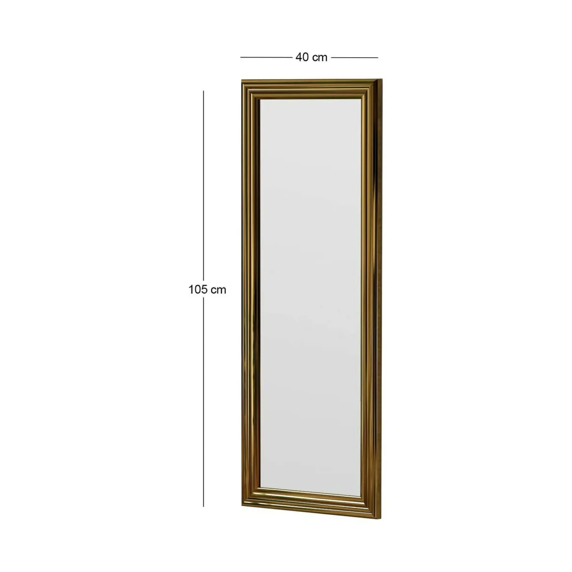 Specchio da muro oro 40x105h cm - Lina