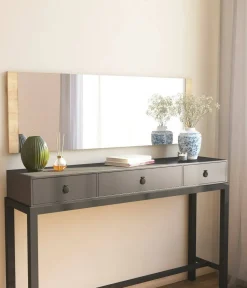 Specchi > Dmora Specchio da parete rovere 40x120h cm - Fiammetta Marrone Rovere