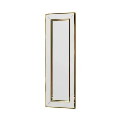 Specchi > Dmora Specchio elegante 30x90h cm - Auron Oro