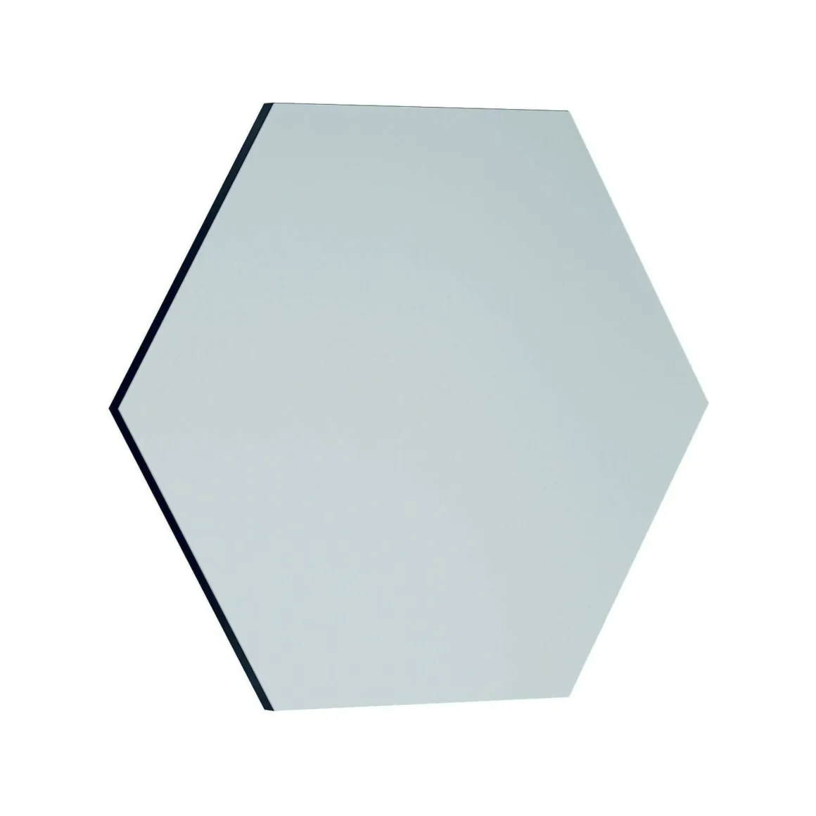 Specchio esagonale nero 70x60h cm - Kongrey