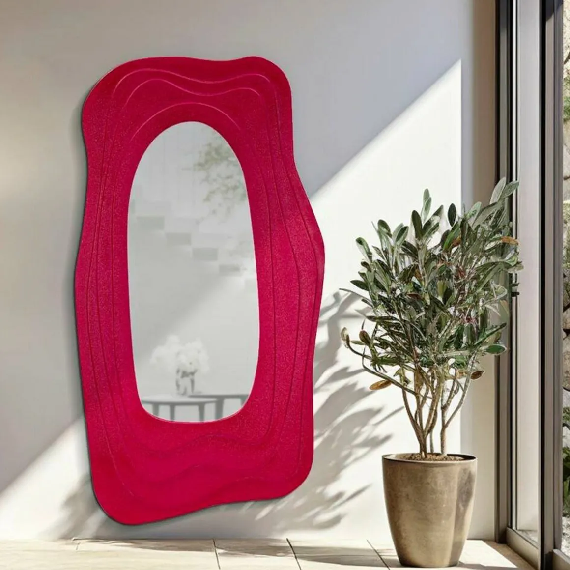 Specchio fucsia 90x165h cm - Pregola