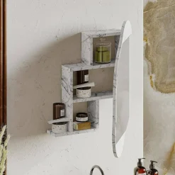 Specchio grigio 60x75h cm - Asterisco