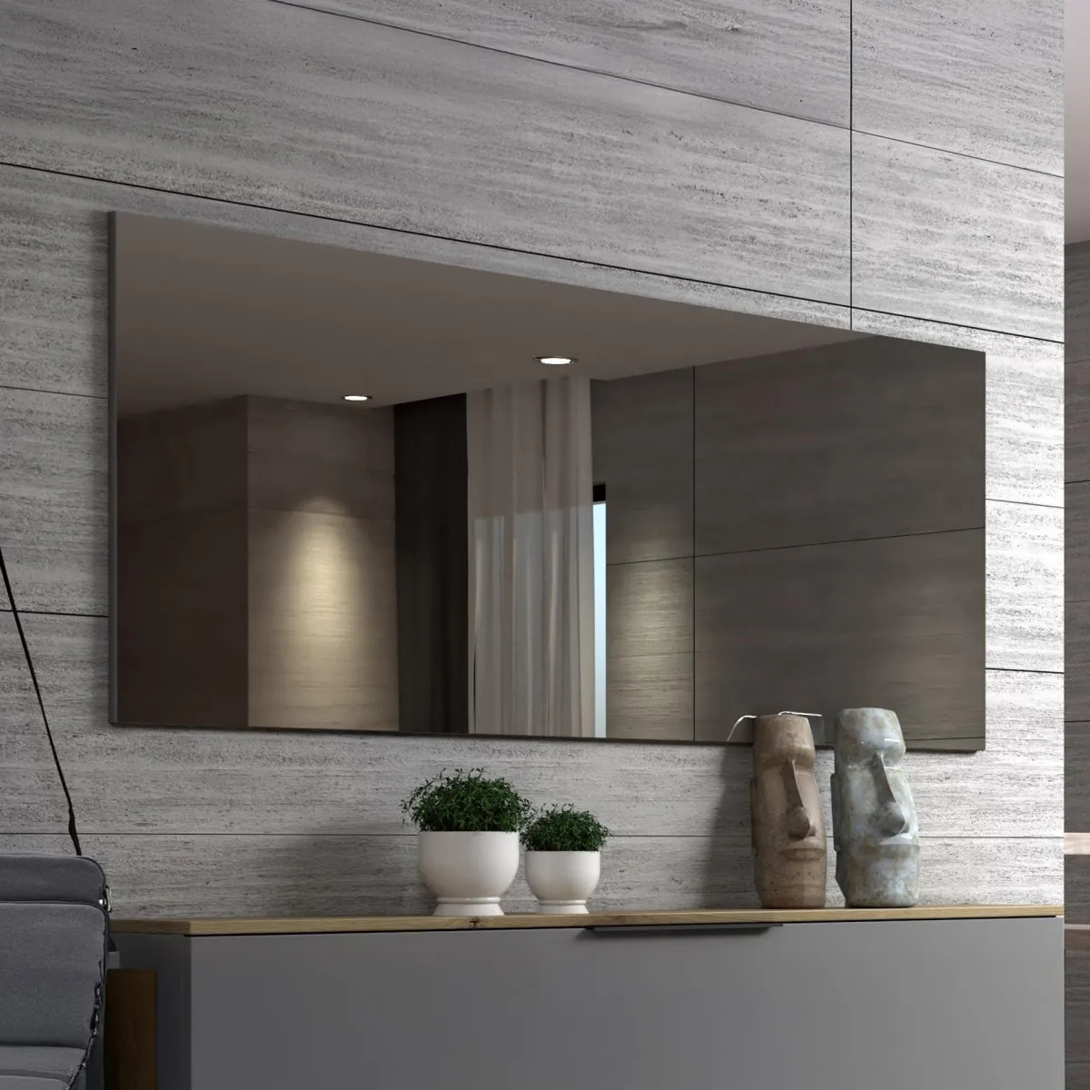 Specchi > Dmora Specchio 160x65h cm - Ayana Grigio