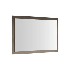 Specchi > Dmora Specchio Forma Rettangolare Tipologia da Appendere 110x68h cm, Materiale Struttura in Vetro - Isontino Marrone Bronzo