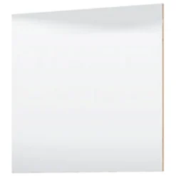Specchi > Dmora Specchio kit Fissaggio a Muro Incluso Forma Quadrato 80x80h cm - Padula Marrone