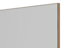 Specchi > Dmora Specchio kit Fissaggio a Muro Incluso Forma Rettangolare 57x80h - Casasco Marrone
