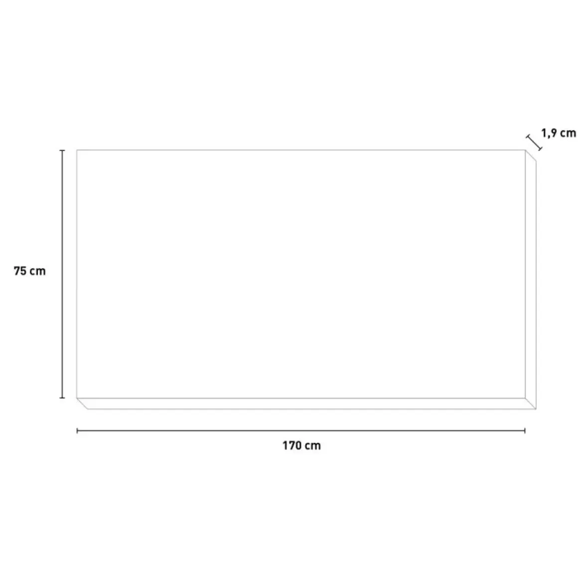 Specchio Marrone Rovere Forma Rettangolare Tipologia da Appendere 170x75h cm, Materiale Struttura in Vetro - Levanto