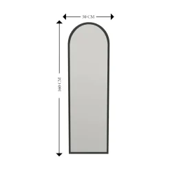 Specchi > Dmora Specchio con cavalletto 50x160h cm - Artus Nero
