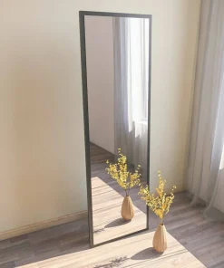 Specchio nero con cavalletto rettangolare 50x160h cm - Dragone