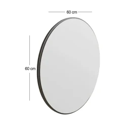 Specchi > Dmora Specchio 60x60h cm - Adelasia Nero