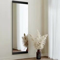 Specchio nero 120x40h cm - Fidenza