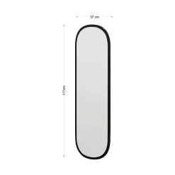 Specchi > Dmora Specchio 40x120h cm - Korban Nero