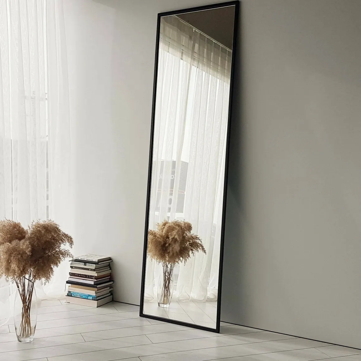 Specchio nero 50x170h cm - Ronzone