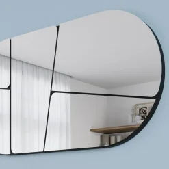 Specchio nero 80x40h cm - Stezzano