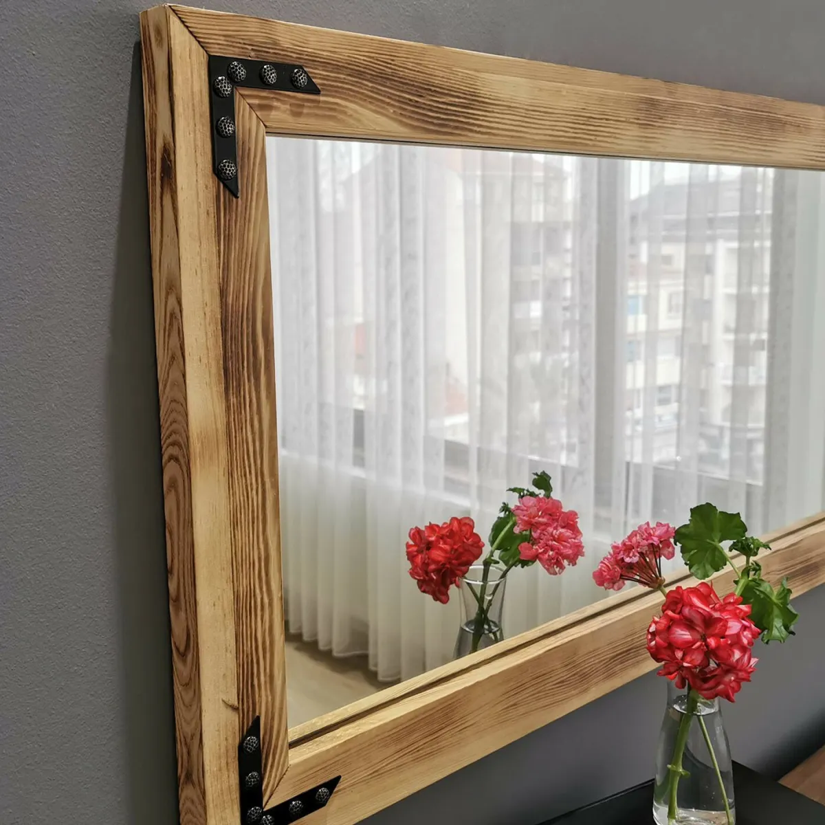 Specchi > Dmora Specchio noce 110x50h cm - Verzuolo Marrone Noce