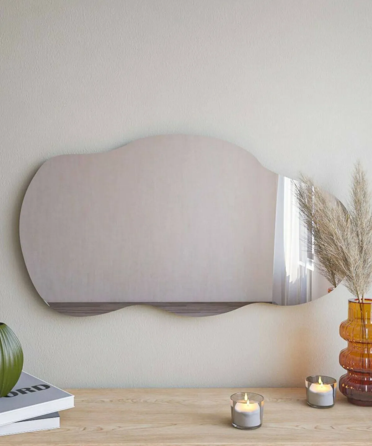 Specchi > Dmora Specchio nuvola 40x72h cm - Saburo Nero