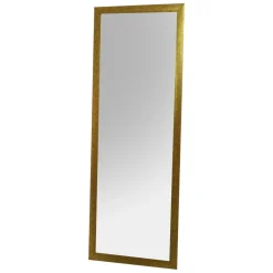 Specchio oro Trasparente Forma Rettangolare Tipologia a Terra 40x105h cm, Colore Struttura Trasparente - Carimate