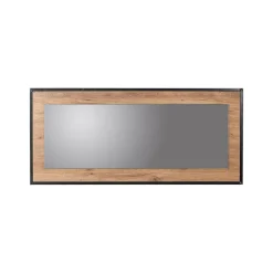Specchio quercia e nero 110x60h cm - Piaggine